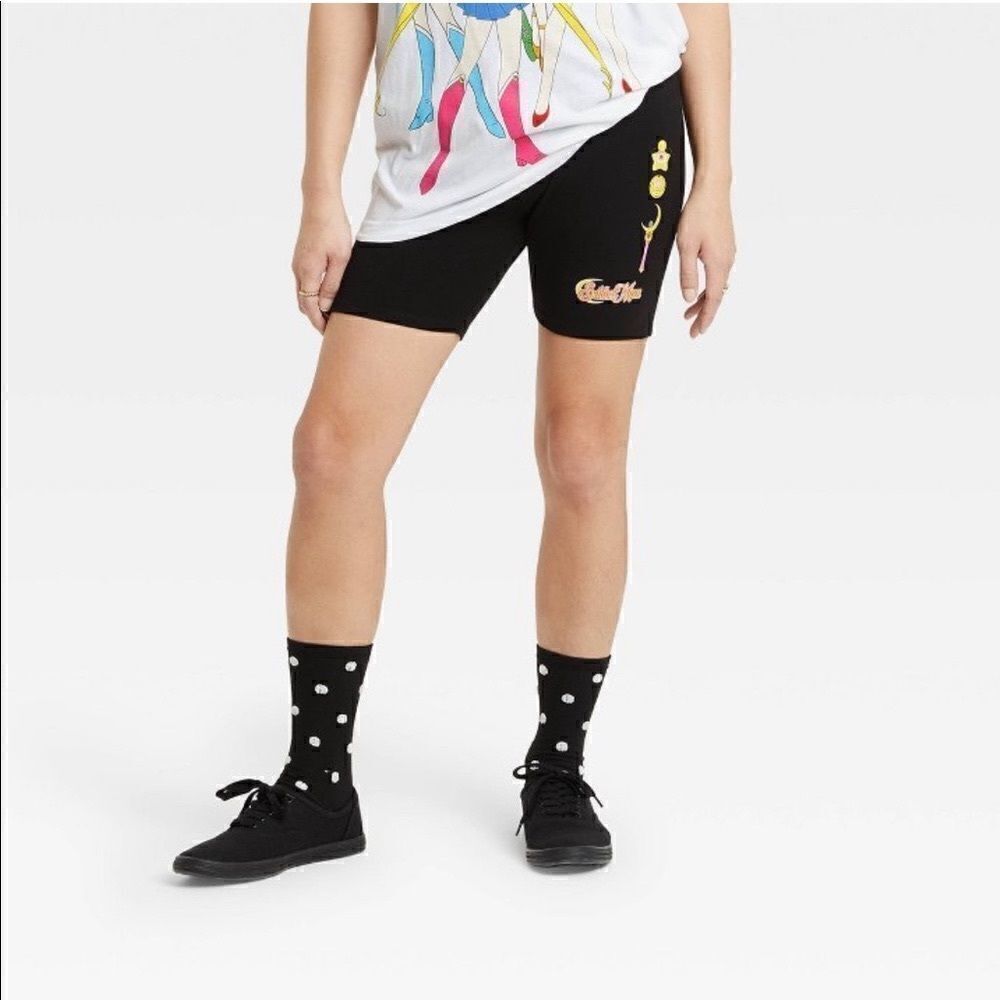 NWT Sailor Moon Graphic Bike Shorts